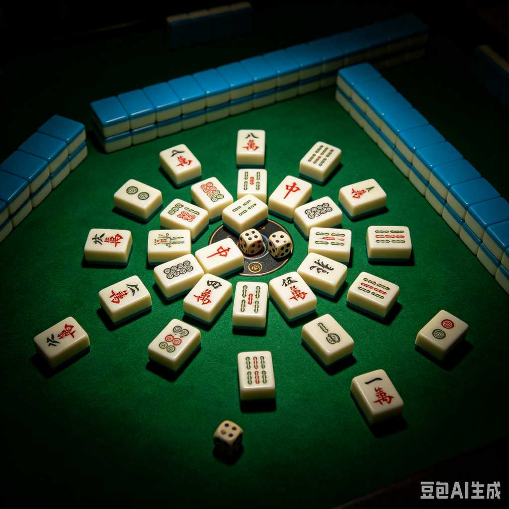indoor leisure game mahjong set